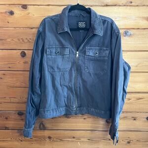 Urban Outfitters BDG Mens Full Zip Gray Jacket Size Medium
